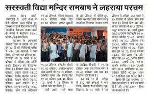 🙏🏻 #विशेष_आभार सभी #मीडिया_बन्धुओं का📰🗞️
सीबीएसई बोर्ड परीक्षा परिणाम #विद्या_मंदिर_रामबाग_बस्ती की ख़बर #आज_के_अंकों_में📰🗞️