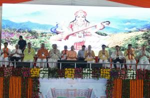 सरस्वती विद्या मंदिर, रामबाग के नए प्रस्तावित भवन का बसहवां में मुख्यमंत्री ने किया शिलान्यास