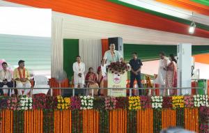 सरस्वती विद्या मंदिर, रामबाग के नए प्रस्तावित भवन का बसहवां में मुख्यमंत्री ने किया शिलान्यास