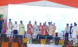 सरस्वती विद्या मंदिर, रामबाग के नए प्रस्तावित भवन का बसहवां में मुख्यमंत्री ने किया शिलान्यास